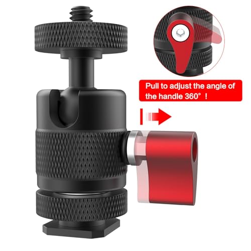 Support de trépied avec rotation 360 fluide et adaptateur - 3