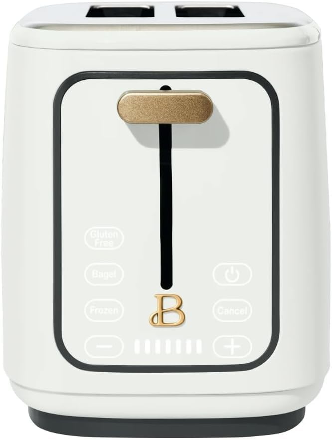 Beautiful by Drew Barrymore 2-Slice Toaster in White Icing