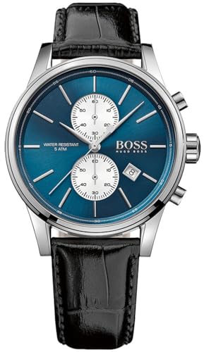 BOSS Hugo Herren-Armbanduhr Analog Quarz Leder 1513283