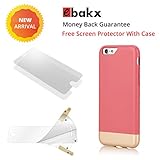 iPhone 6s Case, Ebakx [Luxurious] Hard and Fast for Apple iPhone 6 / iPhone 6s Case [Pc Case and Clear Screen Protector for Mobile Phone] Pink