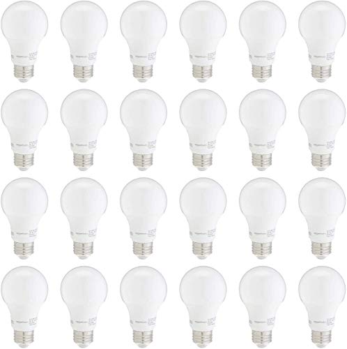 Amazon Basics A19 LED Light Bulbs 60 Watt Equivalent,...