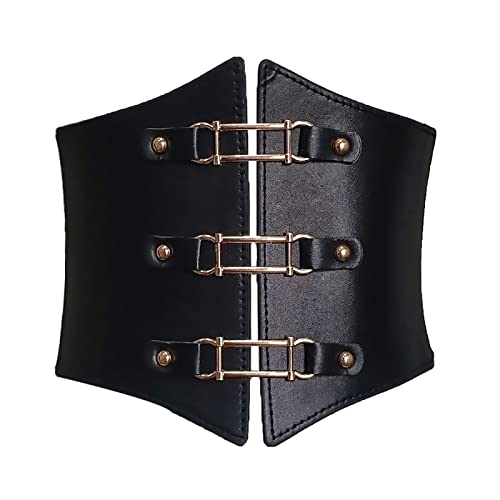 Corset Waist Belt for Women, Wide Elastic Tie Belt for Dresses Lace-up Cinch Belt Tied Corset Elastic Waist Belt