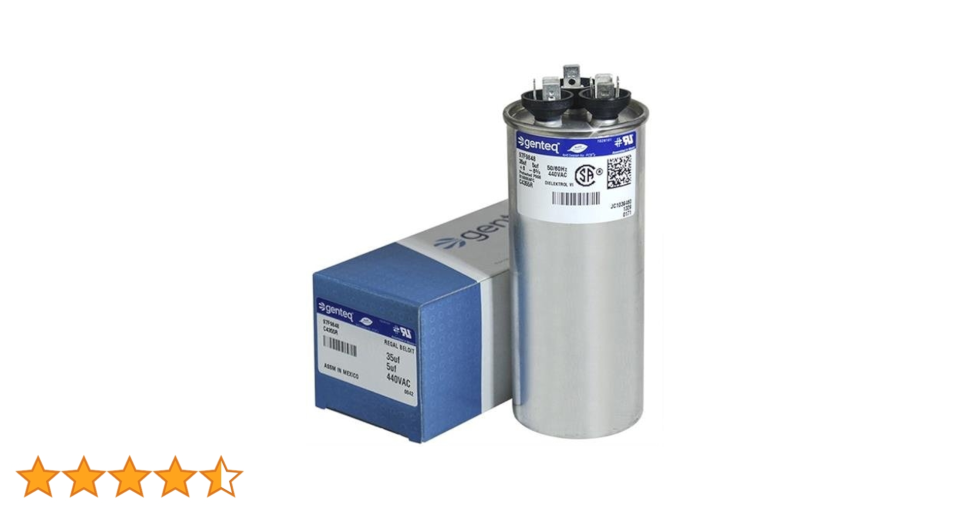 GE/Genteq Z97F9848 97F9848-35 + 5 uf MFD 440 Volt VAC Genteq