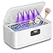Produktbild yorraka Ultraschallreinigungsgerät Brille Zahnschiene Schmuck - 800ML 49000Hz UV Ultraschall Reinigungsgerät - 5 Timer Modi Brillen Ultraschallreiniger für Zähne Ultrasonic Jewelry Cleaner