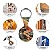 1950s Vintage Pin-up Fixing Flat Tire Printed Airtag Case with Keychain Protective Silicone Air Tag Accessories for Keys Pets Luggage