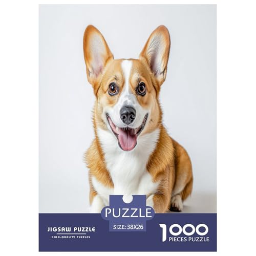 Puzzle de Corgi de 1000 piezas: el regalo de entretenimiento creativo para adultos y niños