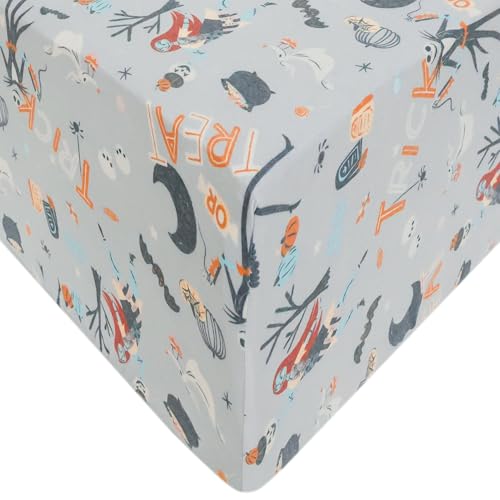 Image of Copper Pearl Premium Fitted Knit Crib Sheet/Toddler Sheet 'Nightmare Before Christmas'