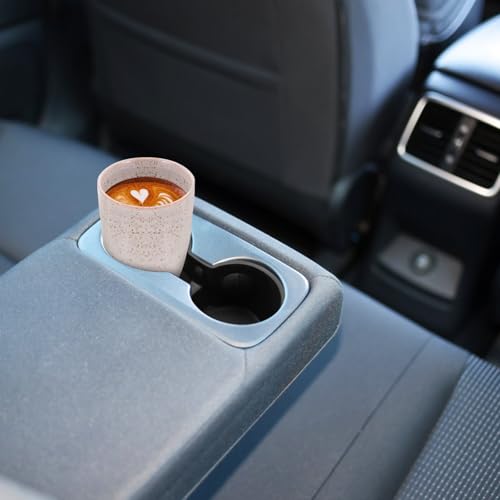 Inserto de silicón para portavasos para carro negro miniatura 7