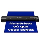 EPSON WorkForce ES 50 | Scanner de documents mobile   600 DPI, alimentation USB, 10PPM, design compact, logiciel ScanSmart, alimentation automatique, noir
