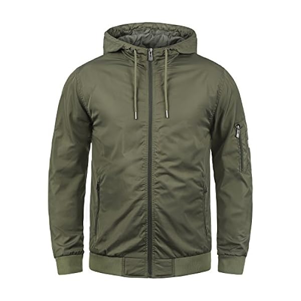 Blend BHRazy Overgangsjas voor heren, met capuchon