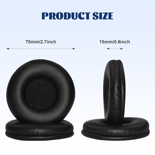 Image of MDR-NC7 Replacement Ear Pads Compatible with Sony MDR-NC6, MDR-NC7, MDR-NC8 Headphones, for AKG K518, K518DJ, K81, K518LE,K67, K618, K619 Headset, Headphones Earpads Replacement