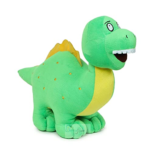 Image of 30 CM Dinosaur Soft Toy |Cartoon Green Plush Stuffed Animal | Cute Cuddly Dino Teddy for Kids and Babies | Small Huggable Soft Toy Birthday Gift for Boys and Girls | Baby Plush Toy Stuff Toy