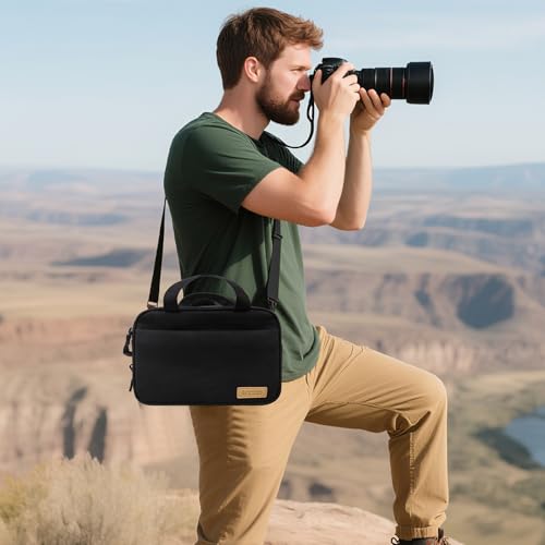 Bolso compacto para cámara DSLR/SLR y mirrorless negro miniatura 7