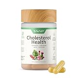 Snap Supplements Cholesterol Health - Natural Support for Heart, Liver, Digestive and Metabolic Health, 60 Vegetarian Capsules (30 Servings, 1 Month Supply)