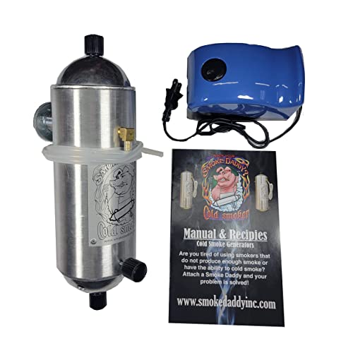 Smoke Daddy Big Kahuna Hot Or Cold Smoke Generator | BBQ accessories Works With Any Outside BBQ Grill | Electric Smoker Pellet Accessory | Add Your Favorite blend Of Wood Chunks, Wood Chips, Or Pellets To The Smoke Generator To Customize Your Smoke Profile.