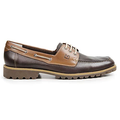 Sapato Masculino Dockside Sandro Moscoloni Fire Marrom Escuro (42)
