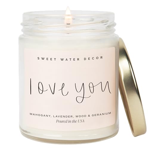 Sweet Water Decor Love You Scented Candle 40hr Burn