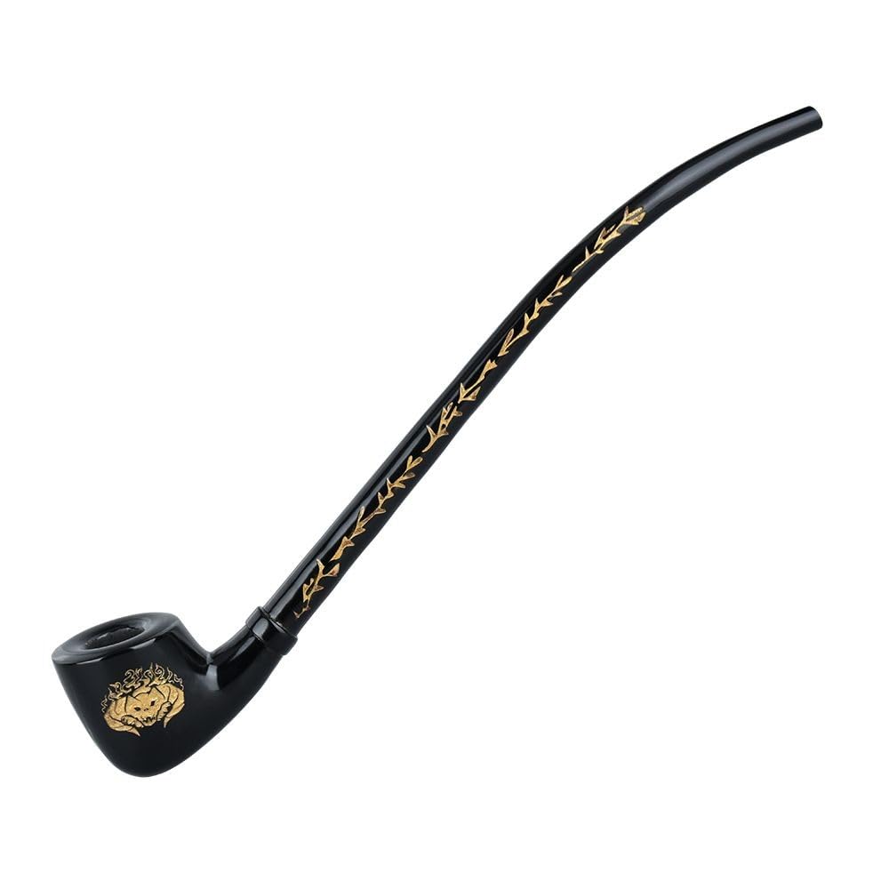 Pulsar Shire Pipes - BALROG Black Cherry Churchwarden Tobacco Pipe - 13