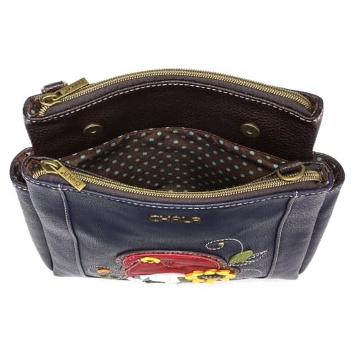 Image of CHALA Merry Messenger RFID Protected Women Faux Leather Shoulder Purse with Adjustable Crossbody Strap | RFID Protected