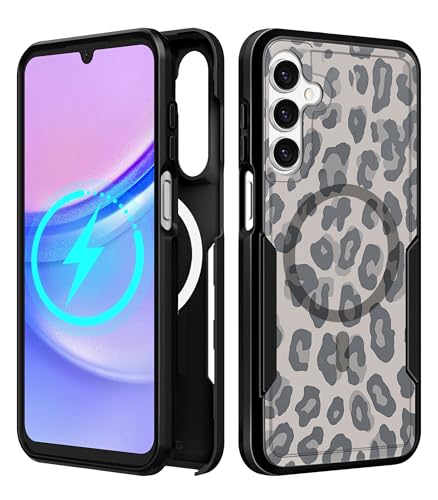 Coque Samsung Galaxy A16 5G antichoc MagSafe léopard pour stopper les chutes de téléphone