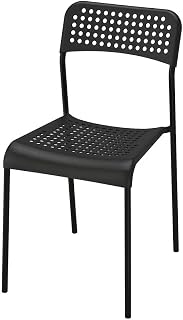 Ikea ADDE - Silla, color negro