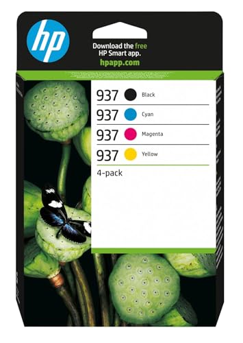 HP 937 4-Pack CMYK(4) Original Ink Cartridge