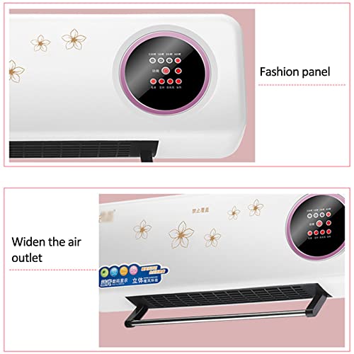 YJKDM Wandgemonteerde verwarming en koelen, dubbele elektrische verwarming, energiebesparende heteluchtblazer voor het… - Image 5