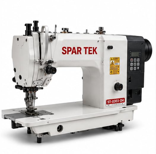 SPAR TEK ST-0303-D4 Computerized Top Bottom Feed Heavy Duty Sewin...