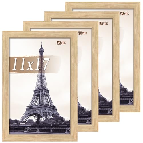 VCK 11x17 Oak Frame Set of 4