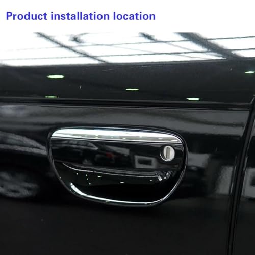 Cubierta de manija exterior de lujo cromada para Audi Allroad y Quattro, protector 4