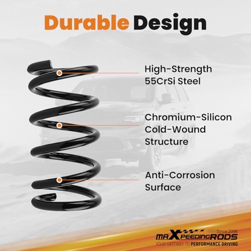 maXpeedingrods 2” Front Lowering Spring for Chevy S10/GMC S15 Jimmy 2WD 1982-2005, Drop Coils Kit - Image 3