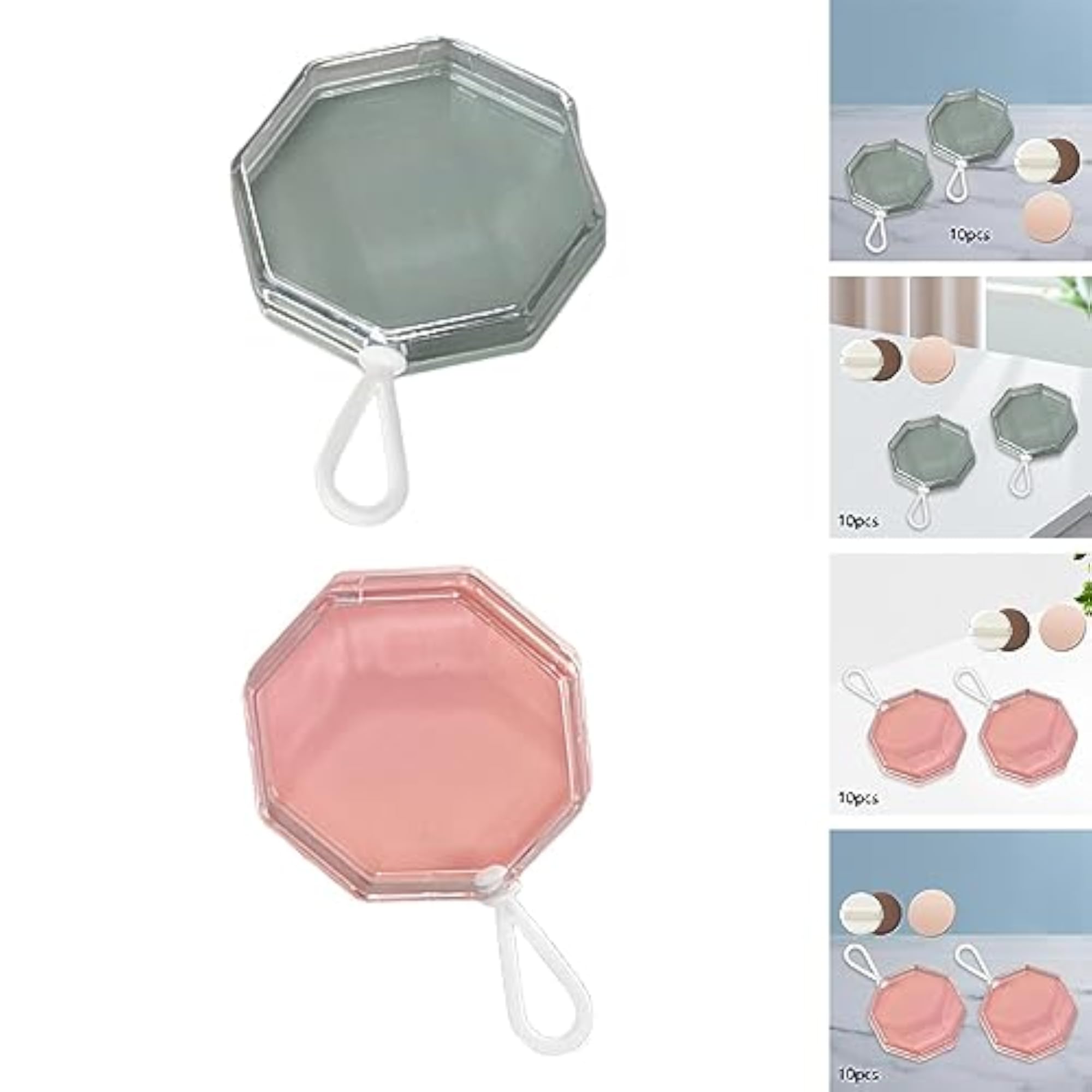 Powder Puff Storage Box for Reusable Powder Puff