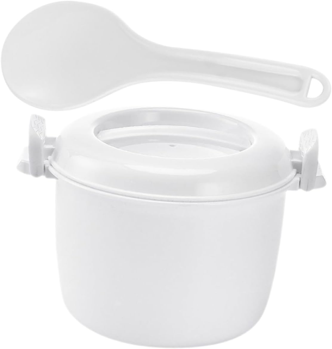 BESTOYARD 2sets Microwave Rice Cooker Compact Microwave Rice Maker Food-grade Convenient for Steaming Porridge for Home Office Dorm Use