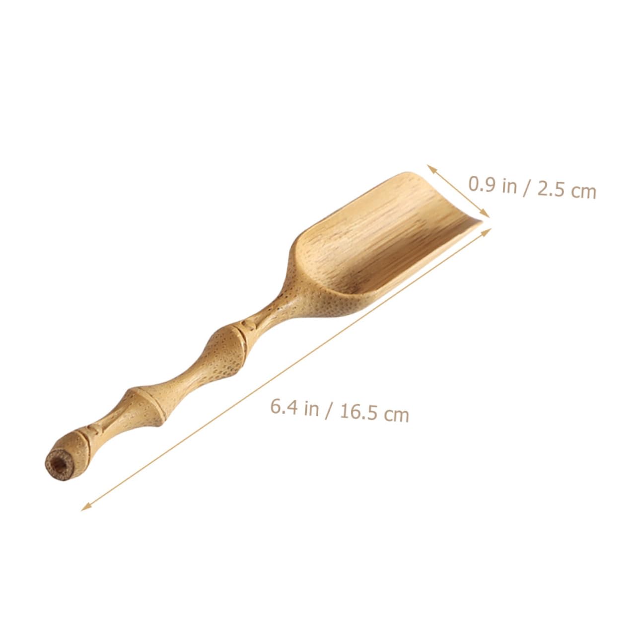 Handmade Tea Scoop Carved Simple Shape Tea Spoon for Home Tearoom Use Lightweight and Portable Tea Accessory for Scented Tea and Loose Leaf Tea