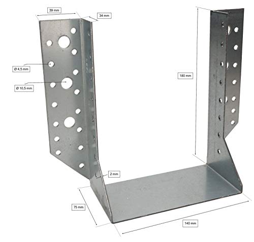 KOTARBAU® - Staffa per travi tipo A, 140 mm