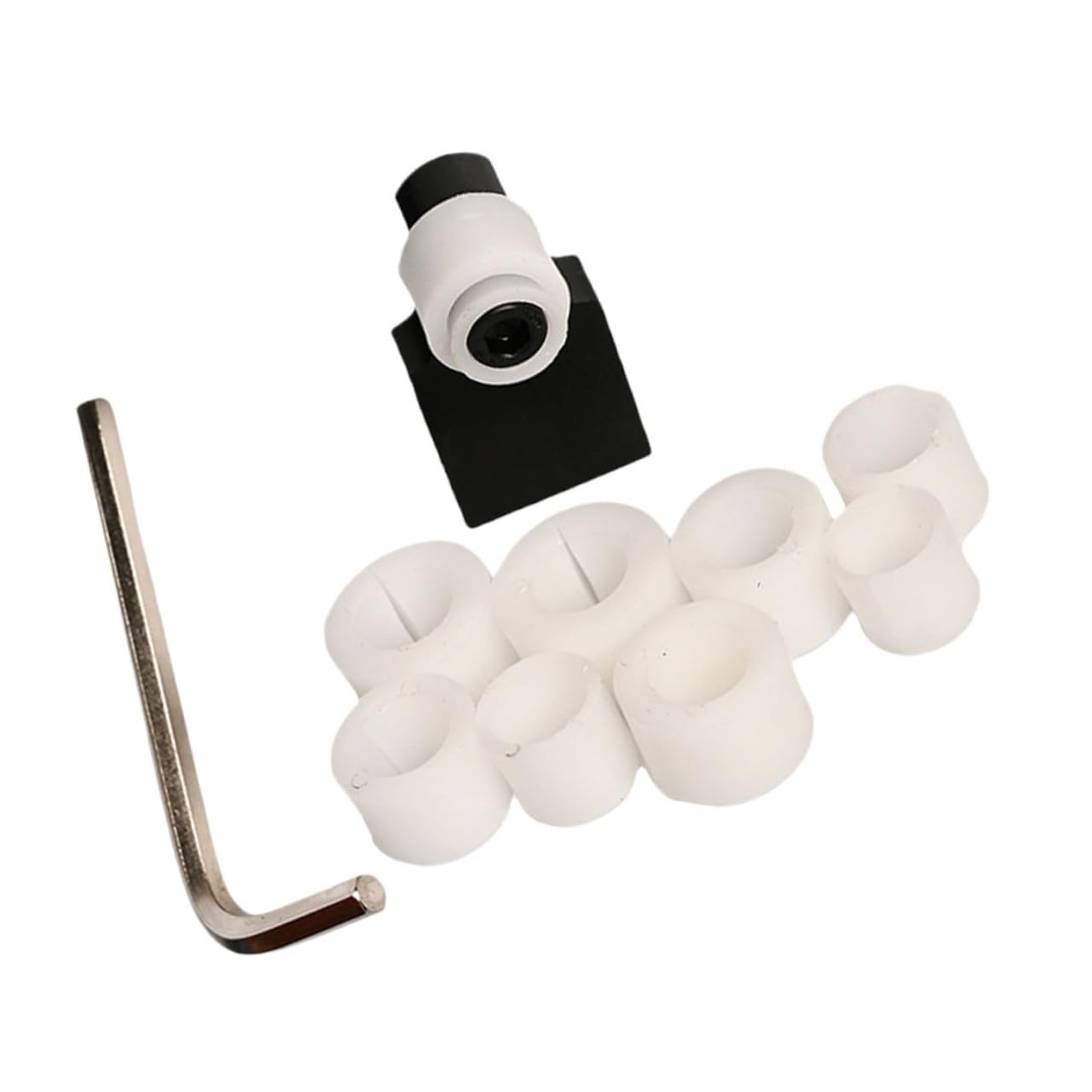 TEHAUX 10pcs Set Tools Micro-Set Ring Jewelry Equipment Ring Cover Micro Setting Apron