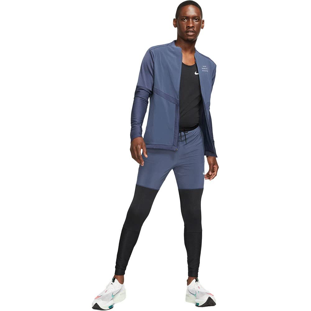 NIKE M Nk Df Run Dvn Phnm Elt Hyb - Spodnie kompresyjne Mężczyźni