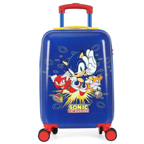 Mala de Bordo Escolar Sonic Friends Rodas 360 10Kg Luxcel