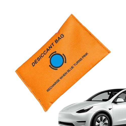 Deshumidificador para coche, cuentas de silicona desecantes a prueba de fugas, absorbentes de humedad reutilizables para automóviles, para parabrisas, interiores, armarios, sótanos, garajes