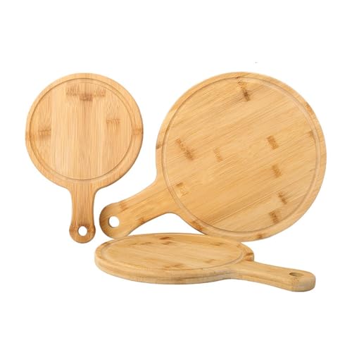 GPSDMZ Solid Wood Bamboo Chopping Board Home Pizza Board Fruit Pizza Board Cutting Board Solid Wood Chopping Board Case Plate