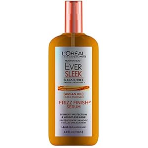 L'Oreal Paris EverSleek Sulfate Free Frizz Finish Oil-In-Serum, 4 Fl; Oz