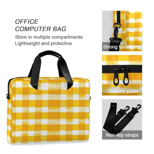 Maletín para laptop portátil 15.6 pulgadas con correa y asa miniatura 6