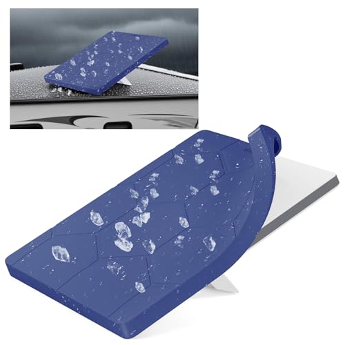 Image of Starlink Mini Protective Cover Case, Hailproof Liquid Silicone Protective Case for Starlink Mini Dish, Starlink Minis Accessories Waterproof Shockproof Portable for Outdoor Camping, Navy Blue