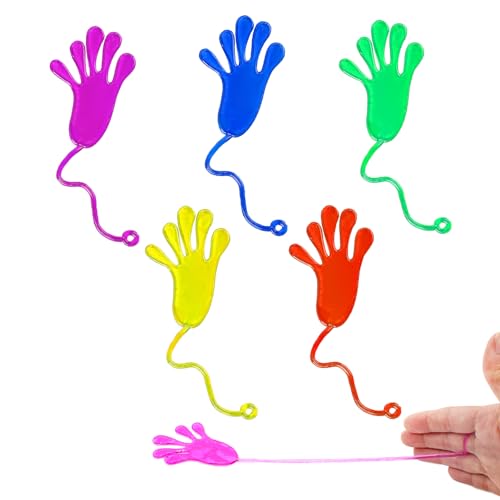 25x Glibber Klatschhände - Buntes Halloween Mitgebsel Für Kinder