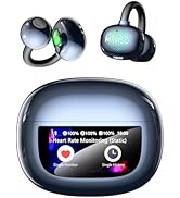 Amazon.com: MINISO MS212 Clip-On Ear Headphones with Heart Rate