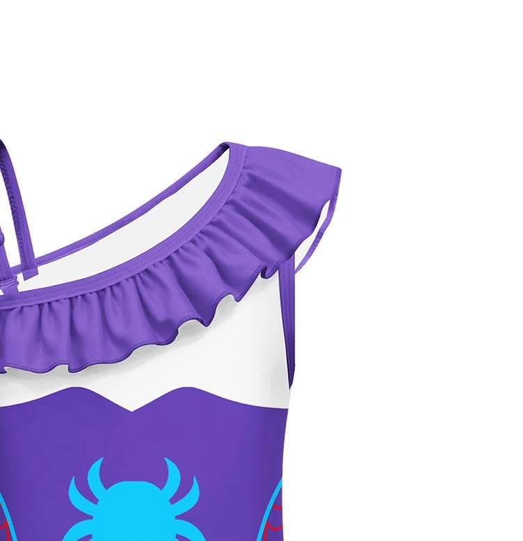 Image of Girls Rash Guard Bathing Suits Kids Swimsuits Long Sleeve Swimwear 3-8 Years