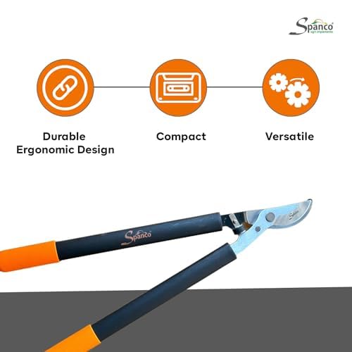 Image of Spanco By-pass Lopping Shear: Effortlessly Trim Thick Branches, Precision Pruning, Comfort Grip Handles for Enhanced Control - Perfect for Agriculture, Gardening, and Landscaping