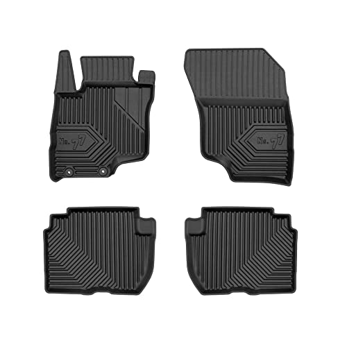 FROGUM No.77 Alfombrillas para Coche Alfombras para Mitsubishi Eclipse Cross Desde 2018 | Borde Alto | para Todo el año | Tamaño