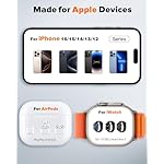 3 in 1 Charging Station Compatible with Magsafe Charger Wireless Charger Stand for iPhone 16 15 14 13 12 Series Wireless Charging Station for AirPods Wireless Charging Stand for iWatch Series - Image 4