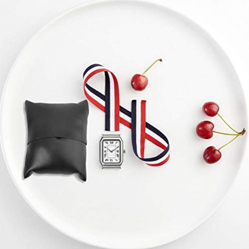 ULTECHNOVO 8Pcs Pu Couro Pulseira Pequena Almofada de Relógio para Relógio Enrolador Caixa de Exibiç